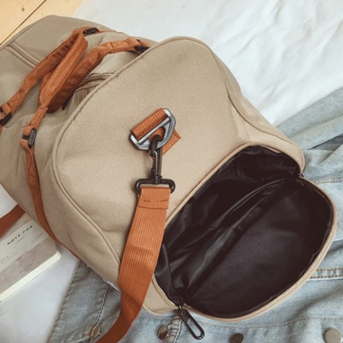 Ormi Σακ Βουαγιάζ 33L Duffel Bag Υφασμάτινο 50x26x28cm για Ταξίδια & Γυμναστήριο - Image 2