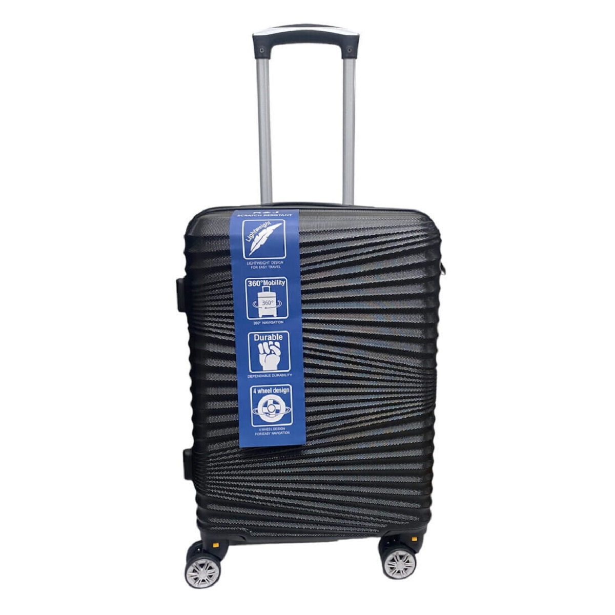 Ormi ESH-L12 Βαλίτσα Ταξιδιού Καμπίνας Σκληρή με 4 Ρόδες Ύψους 55εκ.