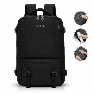 ORMI 5333 Σακίδιο Πλάτης Επεκτεινόμενο με Vacuum Compression 43x30x16cm (+10cm) – Cabin Size Ταξιδιού