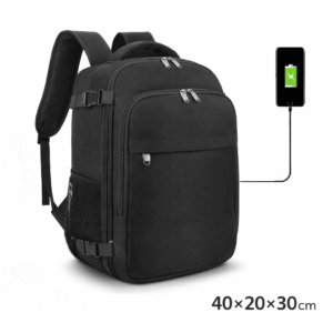 JETBAGS RZ2817 Σακίδιο Πλάτης Ταξιδιού Cabin 40x20x30cm με Laptop 14", USB & Anti-Theft – Αδιάβροχο Backpack
